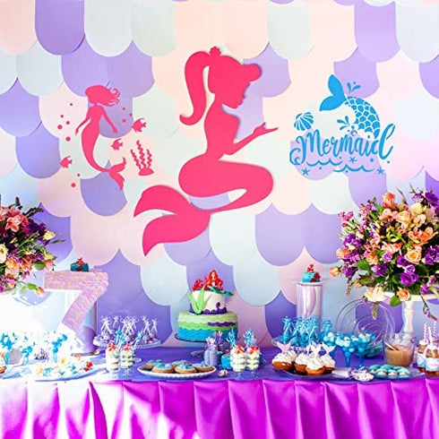 20 Pieces Mermaid Sea Ocean Creatures Stencils Sea Painting Templates Reusable Sea Animal Painting Stencils for DIY Crafts Scrabooking Painting on Wood (13 x 13 cm/ 5.1 x 5.1 Inch)