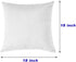 RBSC Home Pack of 2 Velvet Pillow Covers Decorative Square Pillowcase Soft Solid Cushion Case with Hidden Zipper for Sofa Bedroom 18 X 18 Inch