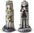 Enesco Disney Ceramics Nightmare Before Christmas Jack and Sally Salt and Pepper Shakers, 3.85 Inch, Multicolor