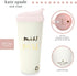 Kate Spade New York Bridal 16 Ounce Insulated Travel Mug, Double Wall Thermal Tumbler for Coffee/Tea, Miss to Mrs. (Pink)