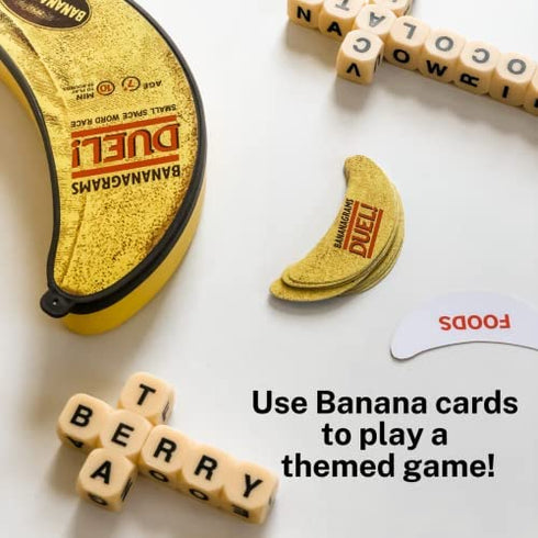 Bananagrams Duel: Ultimate 2 Player Travel Game | Small Space Word Race