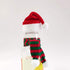 BESTOYARD 8pcs Mini Christmas Scarf Christmas Pet Scarf for Dog Cat and Wine Bottle Decoration for Xmas Party Holiday Dinner Table Ornament