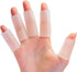 Sumifun Finger Sleeves, 10 PCS Gel Finger Protector for Thumb, Trigger Finger, Arthritis, Silicone Finger Tubes for Preventing Bruised, Cracking, Hand Eczema, Practising Golf, Badminton Protector
