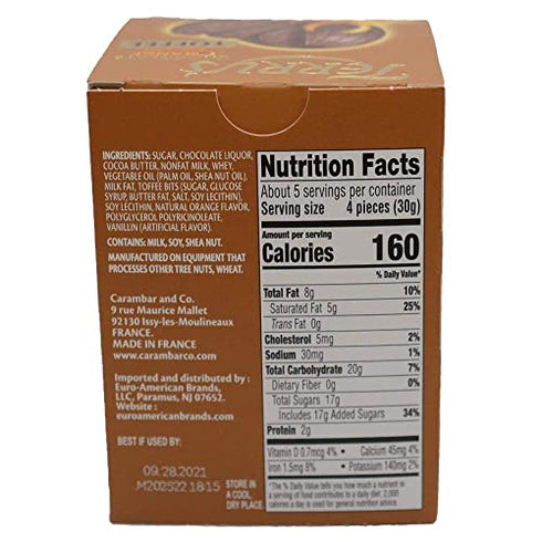 Terry's Milk Chocolate Orange Toffee 5.36 oz Box