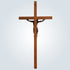 ACHIBANG Crucifix Wall Cross, Catholic Wooden Slender Hanging Crosses for Wall,10 Inch