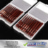 Amartisan 20-Piece Hex Head Allen Wrench Drill Bit Set, Metric and SAE S2 Steel Hex Bits Set, Magnetic Tips, 2.3" Long With Storage box