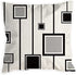 Black and White Throw Pillow Covers Silver Grey Modern Square Geometric Soft Decorative Throw pillows for Couch Bed Bedroom Sofa Set of 4 Outdoor Pillows for patio furniture 18 x 18 Inches.