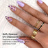 Glamnetic Press On Nails - Mariposa | Glossy Short Coffin Nails with Salon UV Finish, Reusable Opaque Nails in 12 Sizes - 30 Nail Kit with Glue