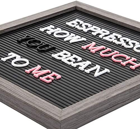 3/4 Inch Letters for Flet Letter Boards,300 Pieces Including Letters, Numbers & Symbols for Changeable Plastic Message Boards (White)