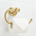 BESy Brushed Gold Toilet Tissue Paper Holder Brushed Gold Bathroom Accessories Toilet roll Paper Hanger, Wall Mounted, Rustproof