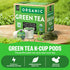 Organic Green Tea K-Cup Pods, 24 Pods by FGO - Keurig Compatible - Naturally Occurring Caffeine, Premium Green Tea is USDA Organic, Non-GMO, & Recyclable