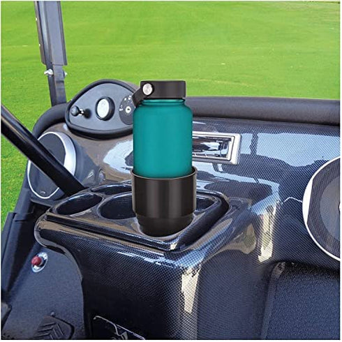 10L0L Universal Golf Cart Heater Propane Cup Holder for EZGO Club Car Yamaha, Material Upgrade Replacement Holder for 16.4 oz Portable Propane Heater Camping Gas Cylinder Black