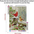 5D Full Drill Christmas Diamond Painting Kit,UNIME DIY Diamond Rhinestone Painting Kits for Adults and Children Birds Diamond Arts Craft, 12 x 16 inch (Cardinals in The Snow Birds Diamond Painting)