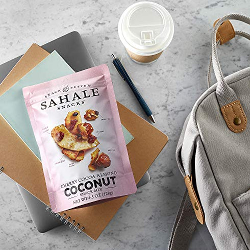 Sahale Snacks Cherry Cocoa Almond Coconut Snack Mix, 4.5 Ounces