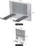 FLE Hair Dryer Holder Wall Mounted Self Adhesive, SUS 304 Stainless Steel Hair Blow Dryer Rack Organizer Compatible with Most Hair Dryers ¦