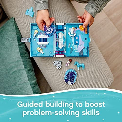 LEGO Disney Princess Elsa and The Nokk Storybook Adventures 43189 Building Toy Set for Kids, Girls, and Boys Ages 5+ (125 Pieces)