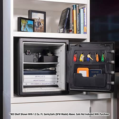 SentrySafe Shelf Insert for SFW082 and SFW123 Fireproof and Waterproof Safes, Multi-Positional Safe Shelf Accessory for 0.8 and 1.2 Cubic Foot Safes, 912