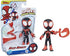Spidey and His Amazing Friends Marvel Miles Morales Hero Figure, 4-Inch Scale Action Figure, Includes 1 Accessory, for Kids Ages 3 and Up