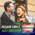 FCcassiel Fake Teeth, Cosmetic Teeth, Comfort Upper and Lower jaw Denture, Protect Your Teeth, Regain Confident Smile, Veneer Dentures for Women and Men