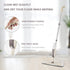 HOMTOYOU Spray Mop Upgrade for Floor Cleaning - Floor Mop with a Refillable Spray Bottle and 3 Washable Pads, Flat Mop for Home Kitchen Hardwood Laminate Wood Ceramic Tiles Floor Cleaning