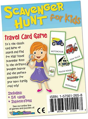 Briarpatch Travel Scavenger Hunt Card Game for Kids, Activities for Family Vacations, Road Trips and Car Rides, Ages 7 and Up