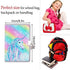 MHJY Unicorn Notebook Sequin Secret Diary with Lock,Reversible Mermaid Sequin Notebook Private Journal Magic Travel Journal Unicorn Notebook for Adults and Kids