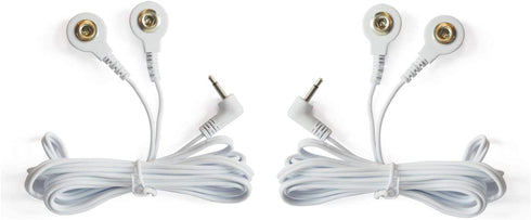 Tens Replacement Lead Wires, 2 Snap Connectors (2 Pack), Discount Tens Brand