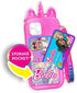 Barbie Unicorn Play Phone Set with Lights and Sounds, Unicorn Phone Case and Wristlet, Toy Cell Phone for Kids, by Just Play , Pink