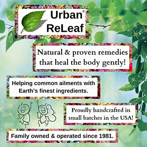 Urban ReLeaf Zinc Oxide Salve ! Gently Soothe & Heal Damaged, Injured & Dry Skin! First Aid, Burns, Rashes, Scrapes! Deeply Hydrating Protection. 100% Natural! Safe for Delicate Skin of All Ages.