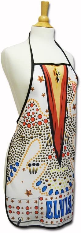 Midsouth Products Elvis Presley Apron White Jumpsuit