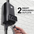 Minoston Outdoor Smart Plug 2 Sockets, Heavy Duty Wi-Fi Outdoor Outlet, No Hub Required for Outdoor and Indoor, Compatible with Alexa and Google Assistant, Smart Life APP in 2.4GHz Network only(MP23W)