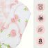 Ziggy Baby Baby Swaddle Blanket Wrap Set 3 Pack- Pink Peony, Pink Heart, Pink Buffalo Plaid - Newborn Swaddle, Baby Swaddles 0-3 Months, Baby Girl Swaddle, Swaddle Blankets, Swaddle Blankets Baby Girl