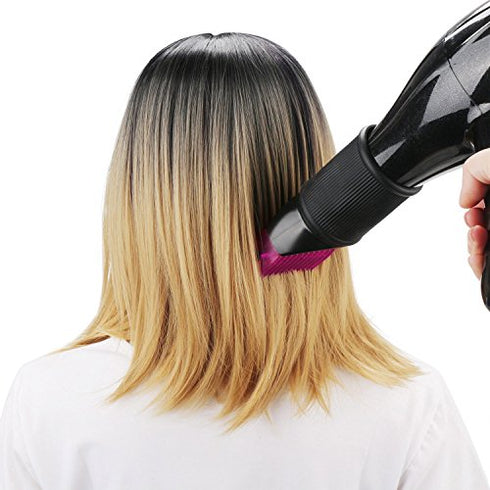 Blow Dryer Comb Attachment, Segbeauty Hair Dryer Blower Concentrator Nozzle 1.57~1.97inch Brush Attachments, Hairdressing Styling Salon Tool Pic for Fine, Wavy, Curly, Natural Hair…