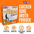 LonoLife - Chicken Bone Broth Sticks - 10g Collagen Protein - Grass-Fed, Gluten-Free - Keto & Paleo Friendly - Portable Individual Packets - 4 count