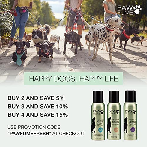 PAWFUME Premium Grooming Spray Dog Spray Deodorizer Perfume For Dogs - Dog Cologne Spray Long Lasting Dog Sprays - Dog Perfume Spray Long Lasting After Bath- Dog deodorizing Spray (Show Dog)…