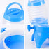 Fippkargo 2 Gallon (7.5L) Drink Dispenser, Juice Beverage Dispenser with Spigot for Outdoor Party (Blue)