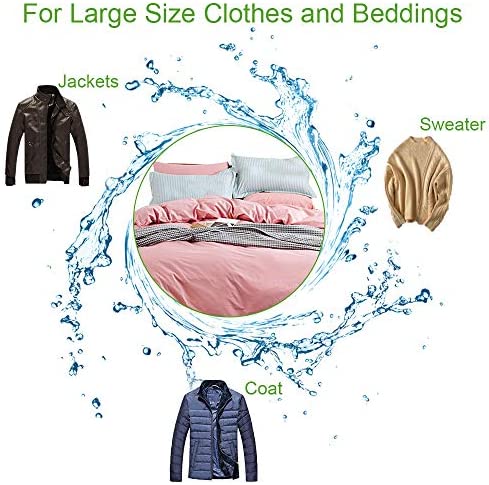 OTraki 2 Pack Large Mesh Laundry Bags 43 x 35 inch Delicate Wash Bag Big Camping Travel Dorm Heavy Duty Zipper Net Bags for Washing Sweater, Bedding, Robes, Blanket, Jumbo Toys