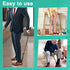 Zeerun Portable Long Metal Shoe Horn 8.5-39“, Telescopic Aluminum Alloy Dressing Aid Stick Long Handle Shoe Horn for Seniors, Men, Women and Kids