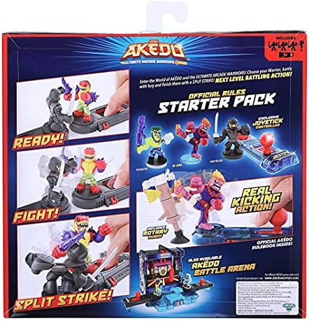 Akedo Ultimate Arcade Warriors Starter Pack - Legendary Kick Attack, Multicolor (14232)