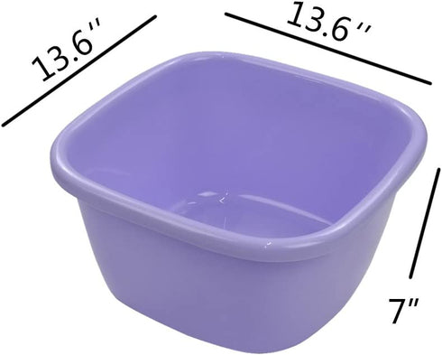 Ramddy Washing Basin / Wash Tub Plastic, 18 Quart, Purple