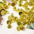 Honbay 100PCS Acrylic Punk Bullet Rivets Cone Spike Studs Beads, Sew on or Glue on (Gold)