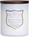 Manly Indulgence Sea Salt & Ginger Scented Jar Candle, Signature Collection, Soy Wax Blend, Wooden Wick, 15oz, White