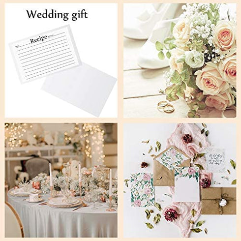 Recipe Card Protectors Kitchen Plastic Recipe Sheet Protectors Clear Recipe Page Protector (100, 5 x 3 Inch)