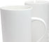 Momugs 20 OZ Simple Pure White Mug (Set of 2) Plain Large Tall White Ceramic Milk Tea Coffee Mug with Handle as A Gift for Dad Mom Friends, 2pcs