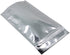 FERENLI 100Pcs Stand Up Clear Silver Zipper Lock Resealable Aluminum Mylar Foil Plastic Packaging Bag for Zip Heat Sealable Aluminum Foil Lock with Tear Notch Long Term Food Storage (3.9x5.9 inch)