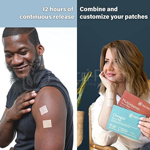 Multi-Nutrients in a Topical Skin Patch, from Nutri-Patch. 30 Day Supply.