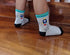 RATIVE RB-71112 Non Skid Anti Slip Crew Socks With Grips For Baby Toddlers Boys
