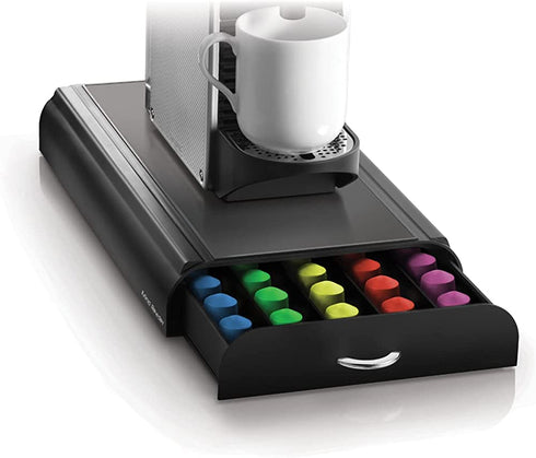 Mind Reader NESTRY4PC Anchor Nespressp Capsule Drawer, 9.21 x 15.94 x 2.36, Black