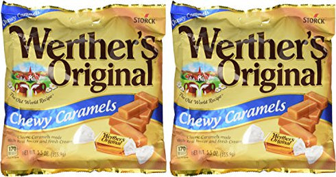 Werther's Original, Chewy Caramels 5 Ounce (2 Pack)
