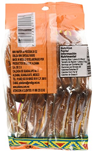 Aldama Mini Obleas Con Cajeta (Milk Candy Wafers) 20pc in Pack